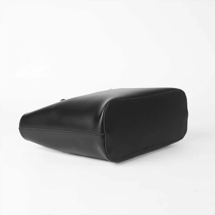 Leather-Verona Tote Bag Black