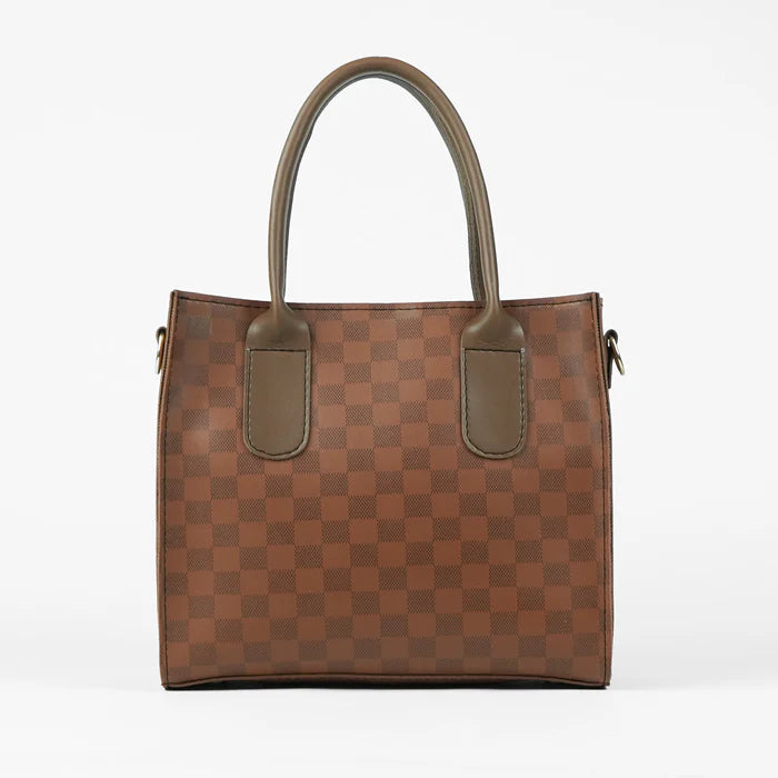 catchy bag brown (checkered)