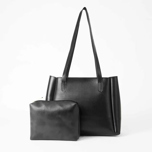 Wide set of 2 Bag Black