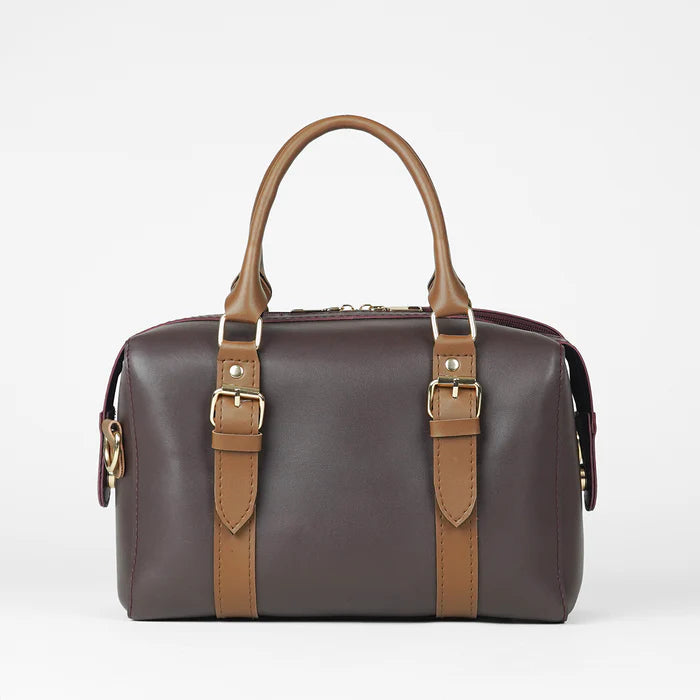 Fly bag maroon & brown
