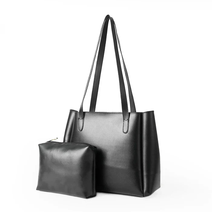 Wide set of 2 Bag Black