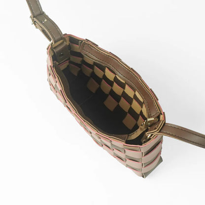 Cot Bag (Brown & Peach)