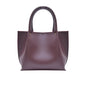 Leather-Daily Tote Bag Maroon