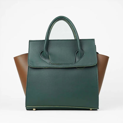 Greek set of 3 Bag green & brown