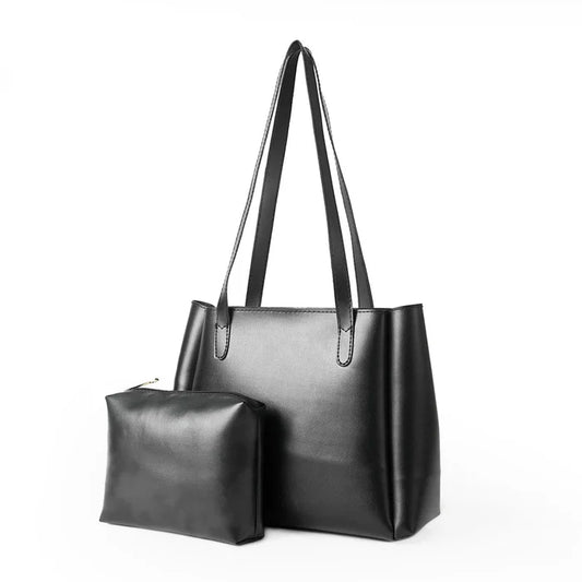 Wide set of 2 Bag Black
